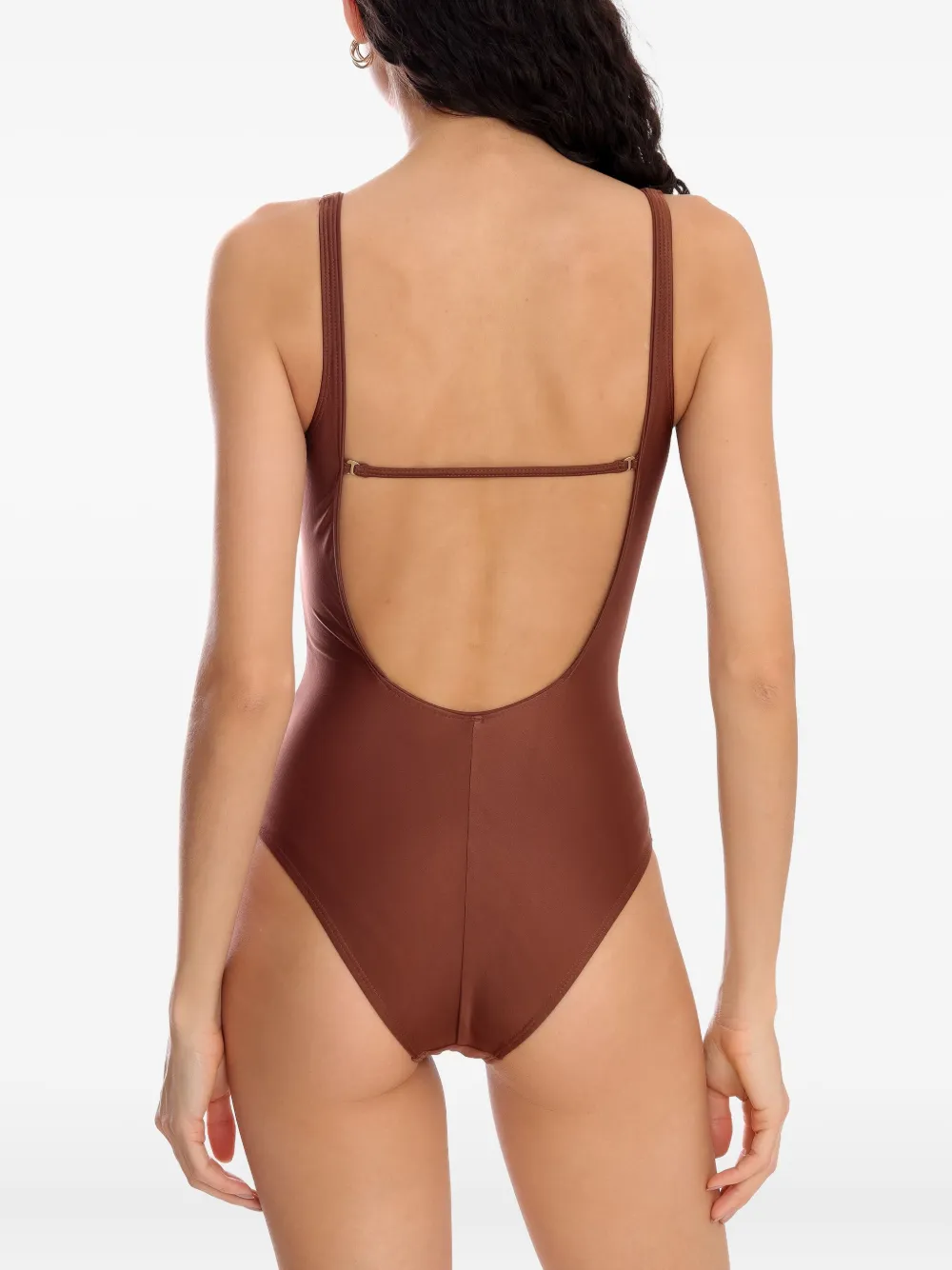 Lygia & Nanny Low-back Swimsuit In Blue