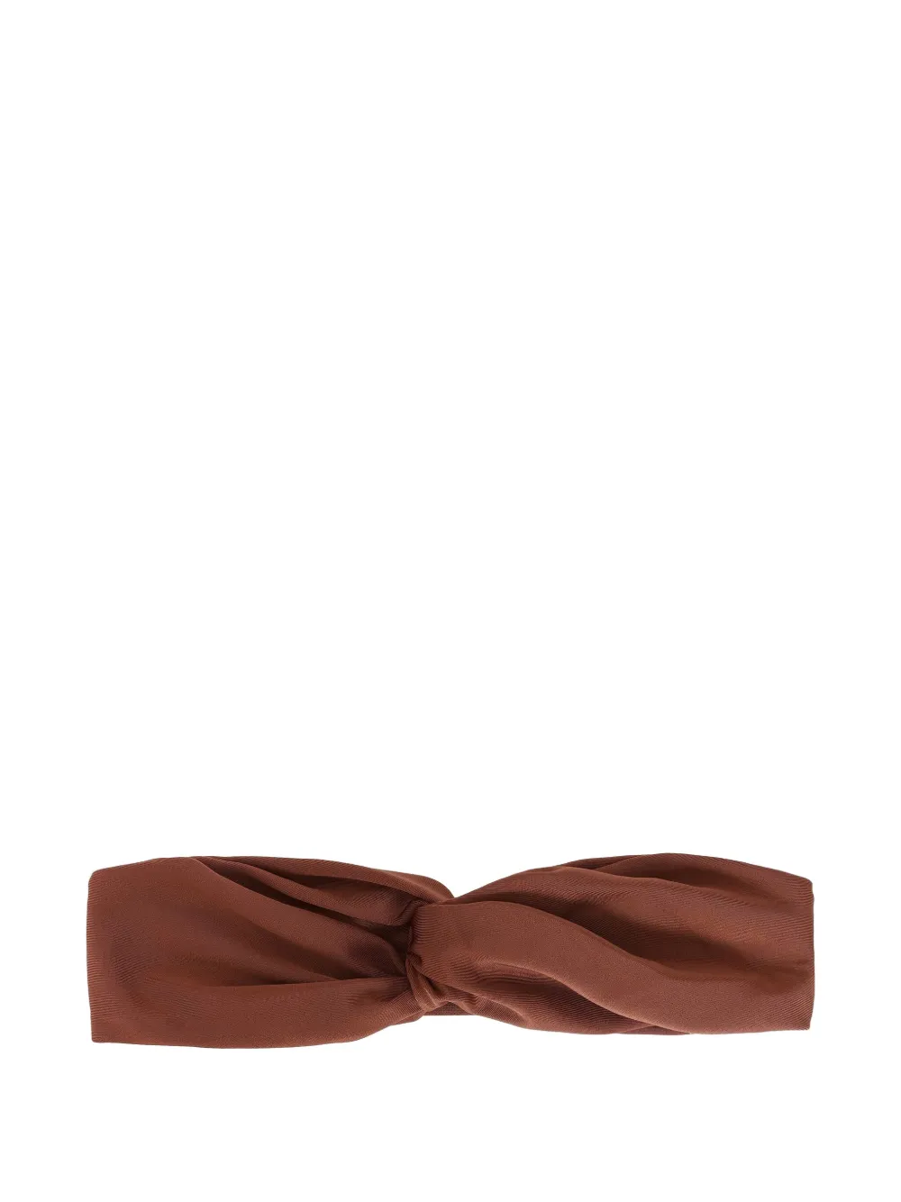 Lygia & Nanny Bethania twist-detail head band | Brown | Image 1