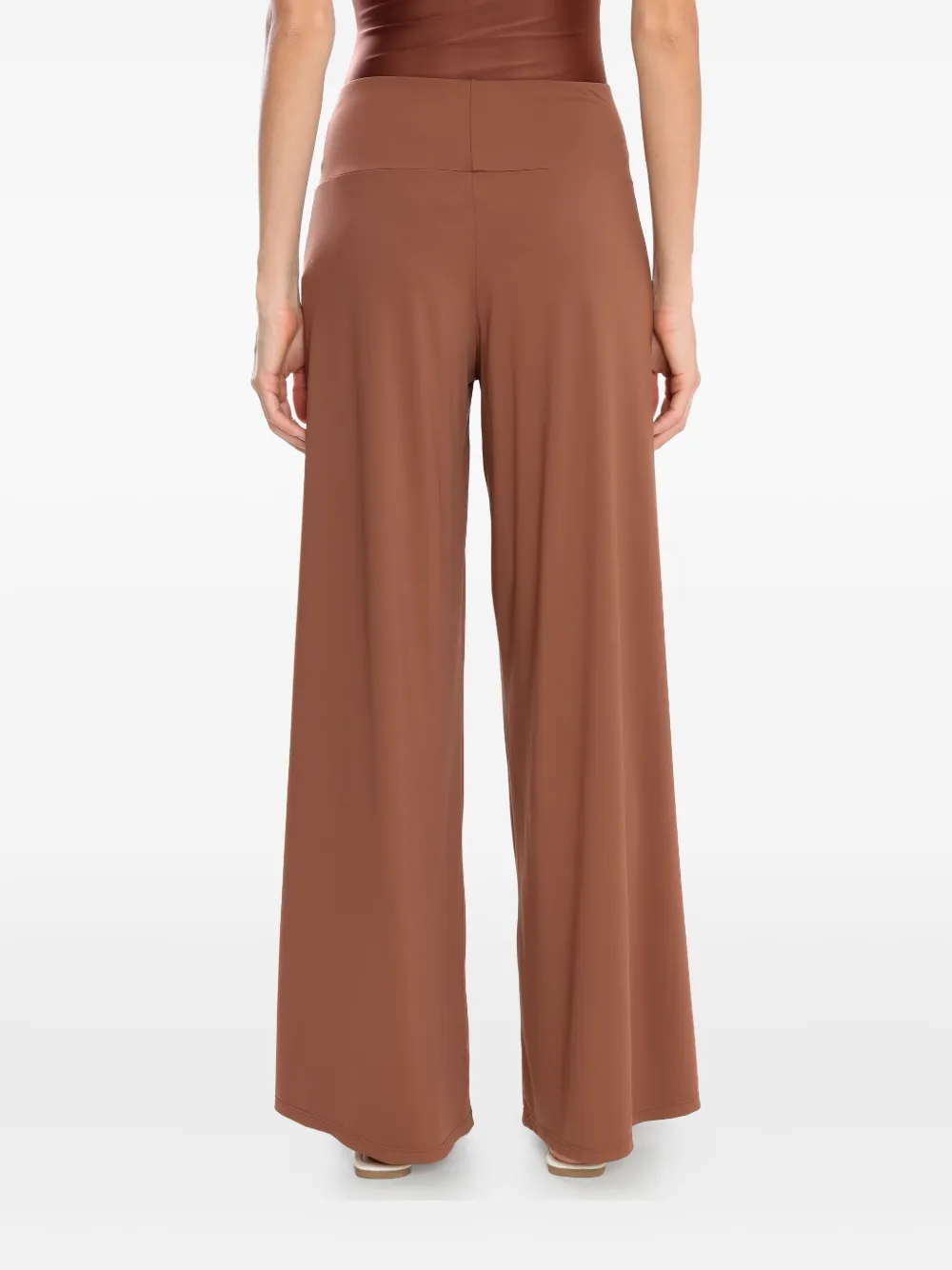 Lygia & Nanny Gardens Wide-leg Trousers In Brown