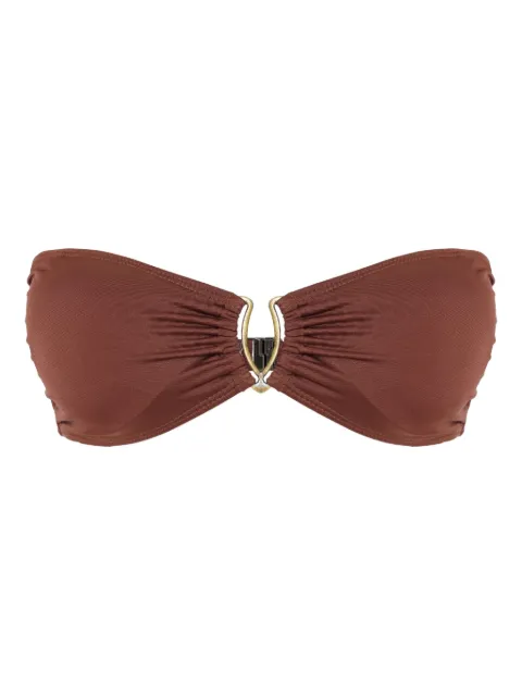 Lygia & Nanny Mika ring-detail bandeau bikini top