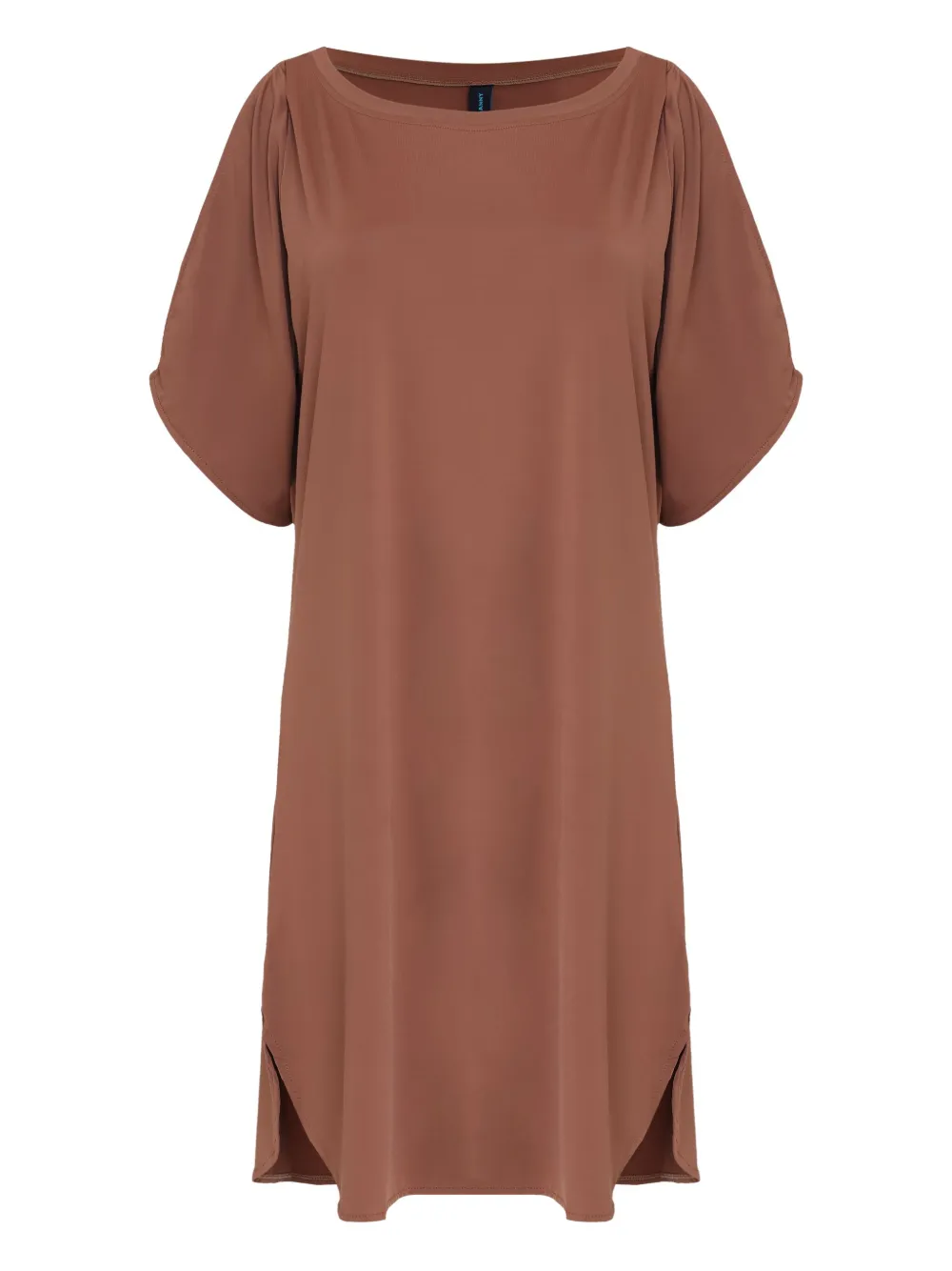 Lygia & Nanny Allat cut-shoulder dress | Brown | Image 1
