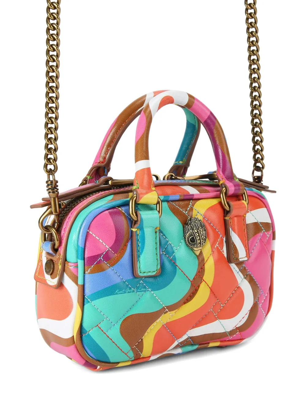 Kurt Geiger Xs Kensington Duffle Bag In Pink