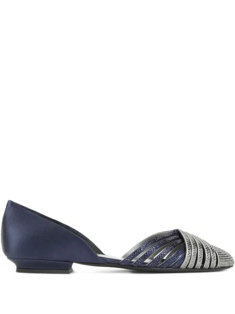 Giorgio Armani embellished flat pumps