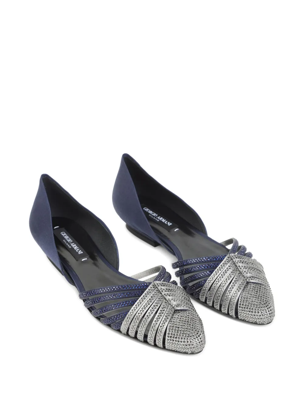 Giorgio Armani embellished flat pumps | Flat Pumps | Image 2