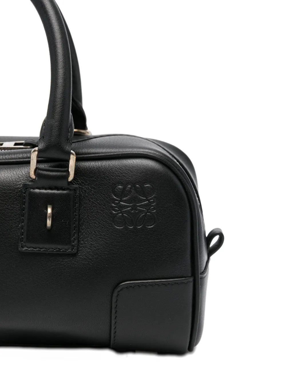 Loewe Amazona 23 Embellished Leather Shoulder Bag In Black