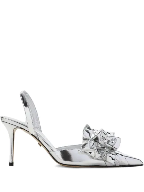 MACH & MACH bow-embellished slingback pumps