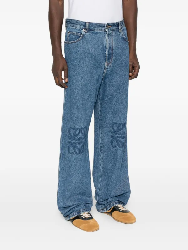 LOEWE ワイドジーンズ | ブルー | FARFETCH JP