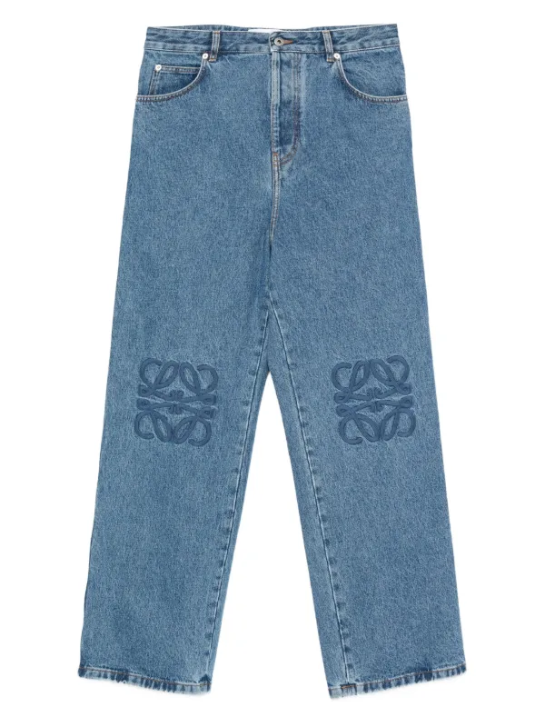 LOEWE ワイドジーンズ | ブルー | FARFETCH JP