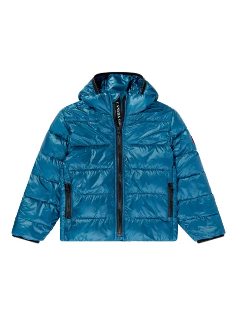 Canada Goose Kids Crofton hooded-stripe jacket