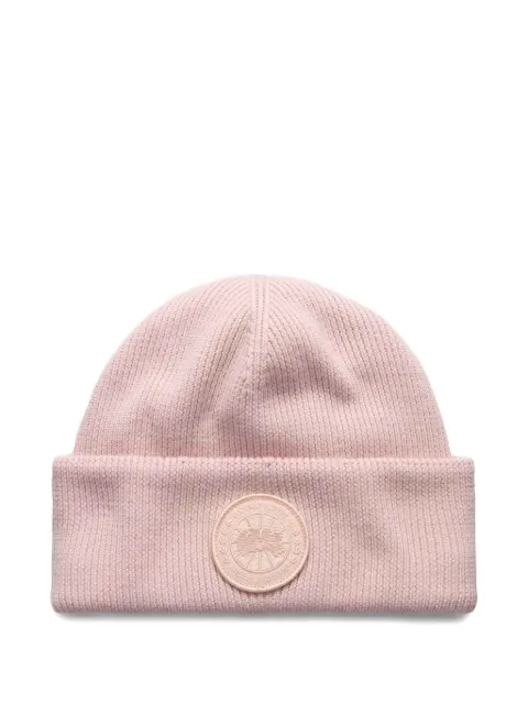 Canada Goose Kids logo patch hat