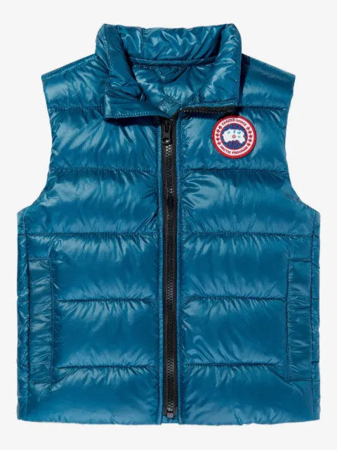 Canada Goose Kids padded logo-patch waistcoat