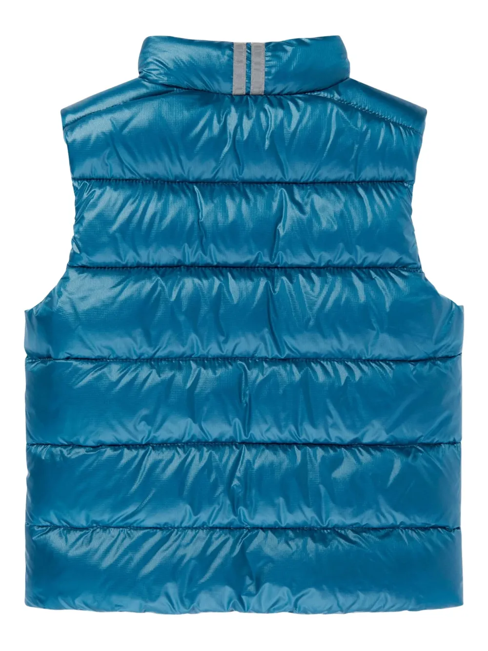 Canada Goose Kids Gewatteerd gilet met logopatch Blauw