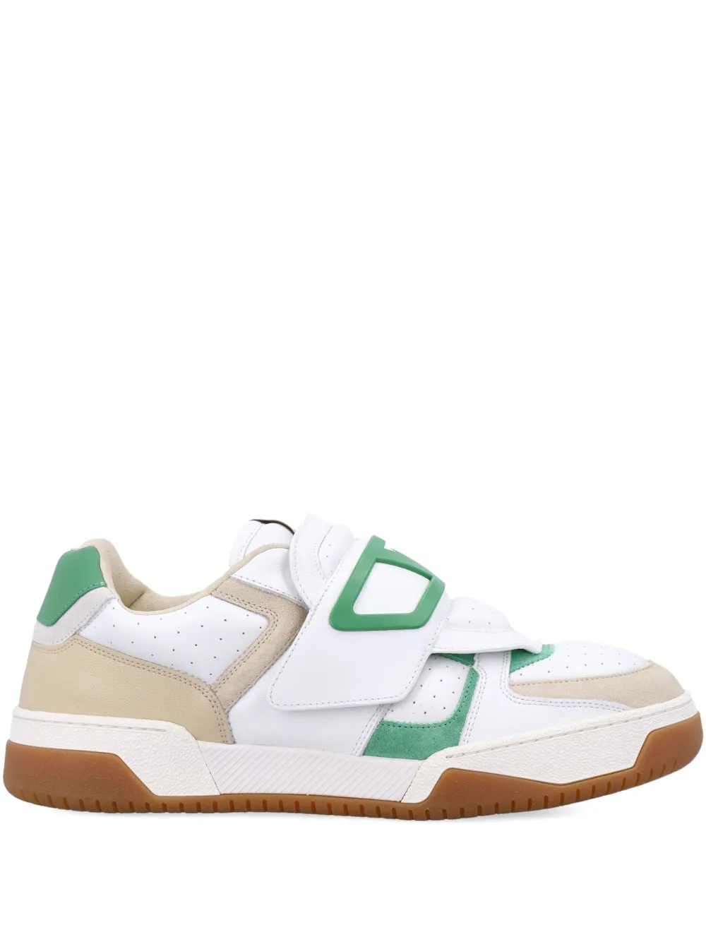 Valentino Garavani Joie de Jouer leather sneakers Beige