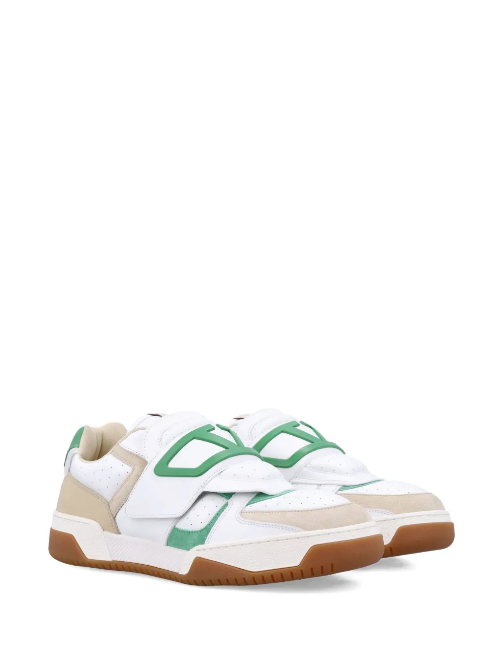 Valentino Garavani Joie de Jouer leather sneakers Beige