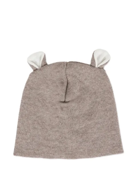 Little Bear bear-ear wool beanie
