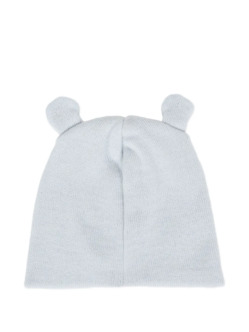 Little Bear bear-ear wool beanie - Blauw