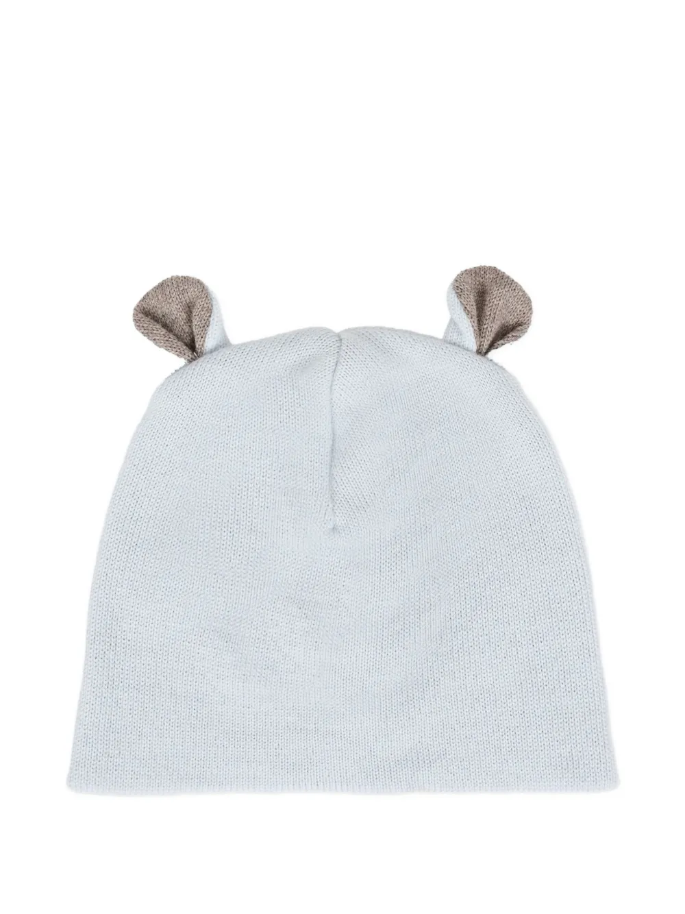 Little Bear bear-ear wool beanie | Blue | Image 1