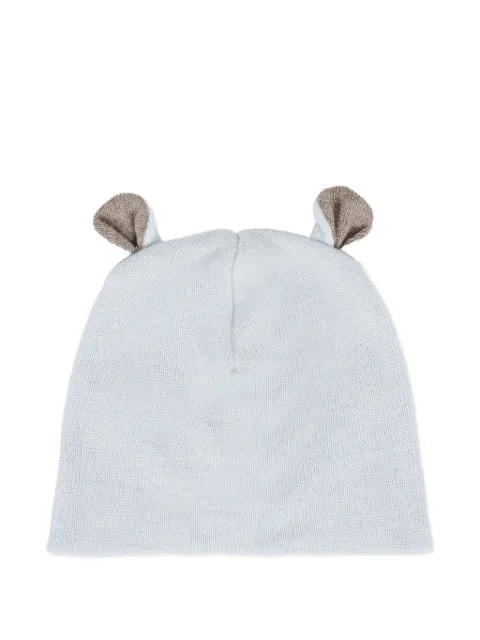Little Bear bear-ear wool beanie