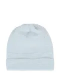 Little Bear scallop-edge wool beanie - Blue