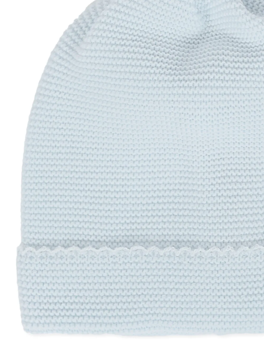 Little Bear Wollen muts met gewelfde rand Blauw