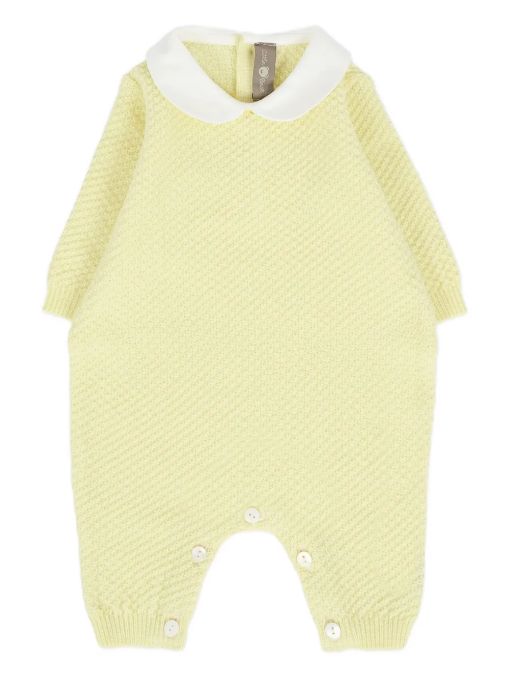 Little Bear peter pan-collar jumpsuit | Yellow | Image 1