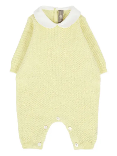 Little Bear jumpsuit con cuello Peter Pan