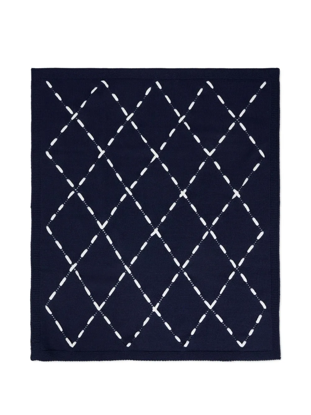 Little Bear diamond-pattern wool blanket | Image 2
