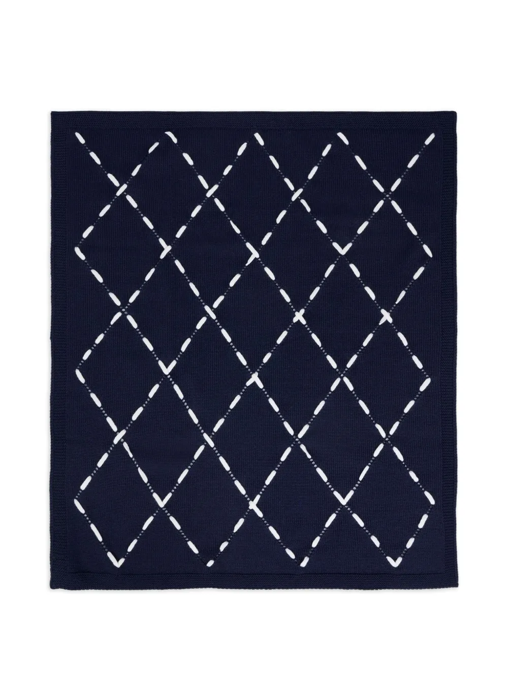Little Bear diamond-pattern wool blanket | Image 2