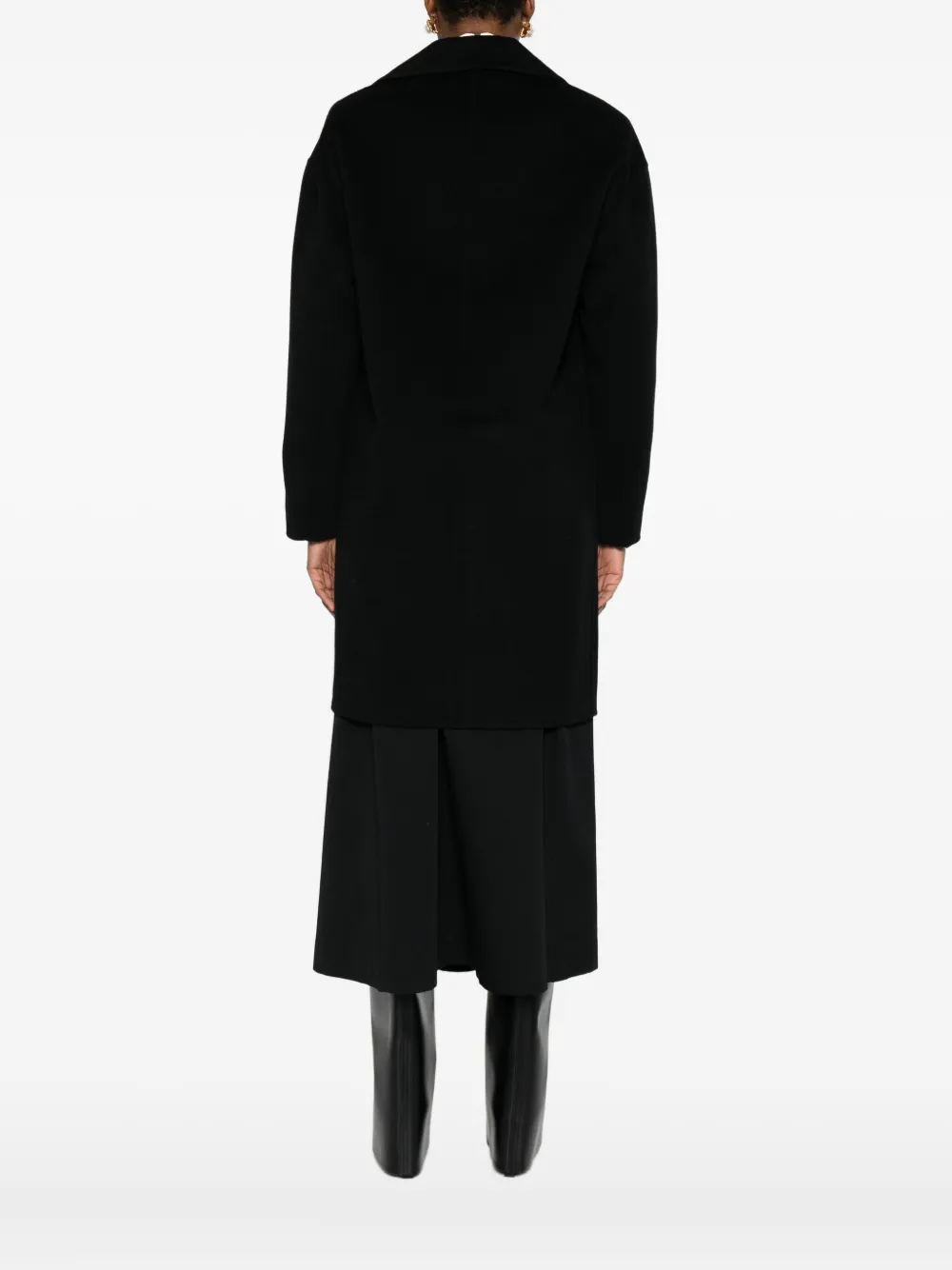 Anine Bing Long-sleeved Coat In Black