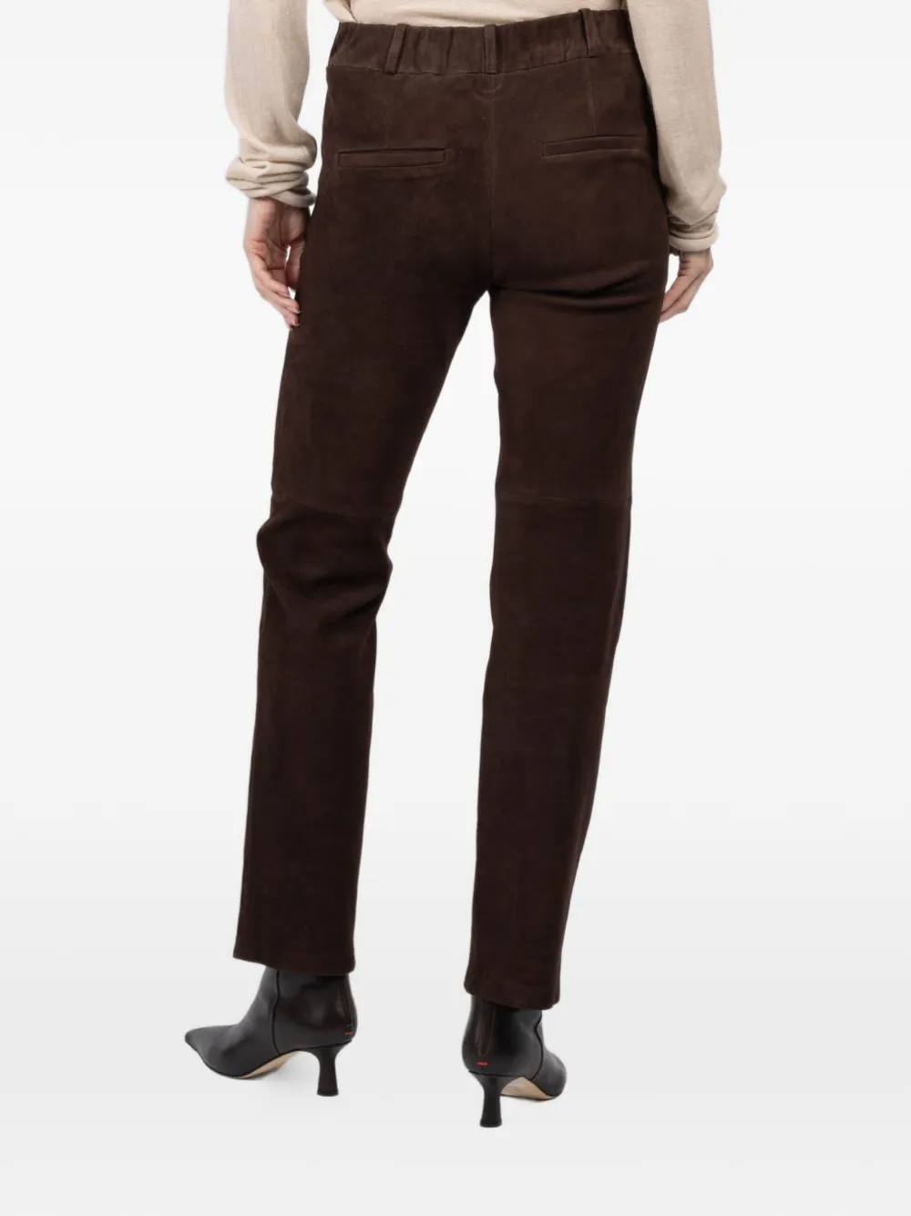 Arma Jenna suède broek Bruin
