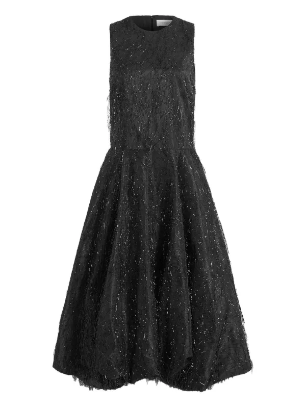 16arlington dress black 16arlington Drina Black Sequin Crepe Belted Mini Dress main image 0