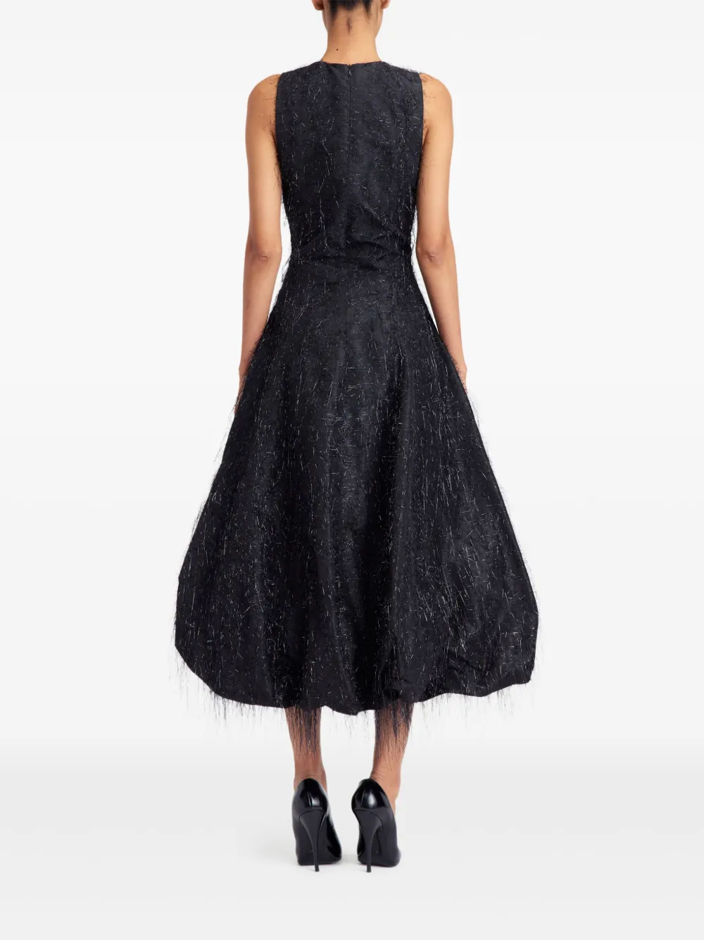 16Arlington Tansi midi-jurk Zwart