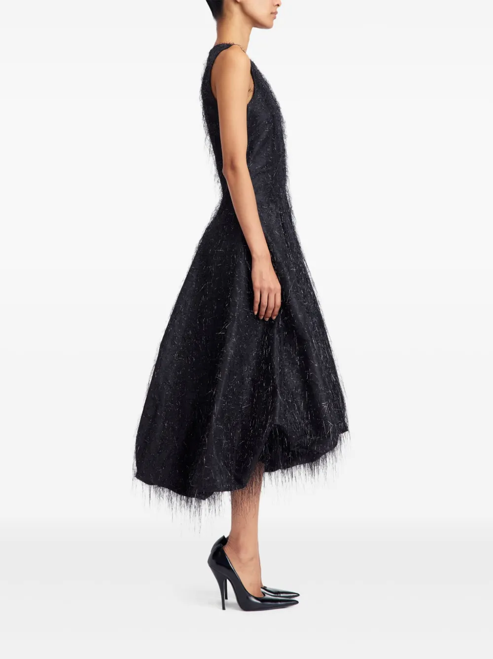 16Arlington Tansi midi-jurk Zwart