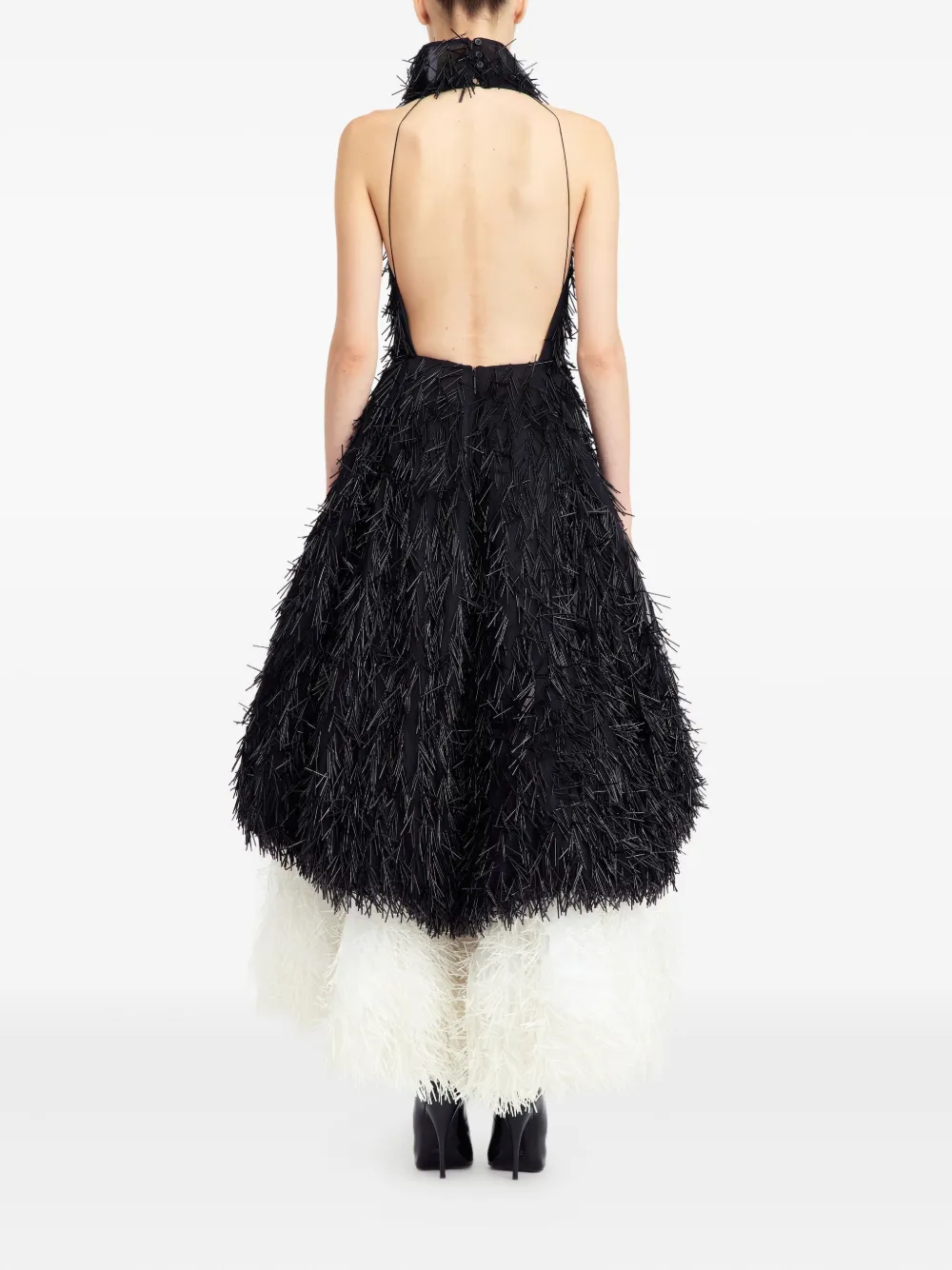 16arlington Dioni Sequinned Gown In Black