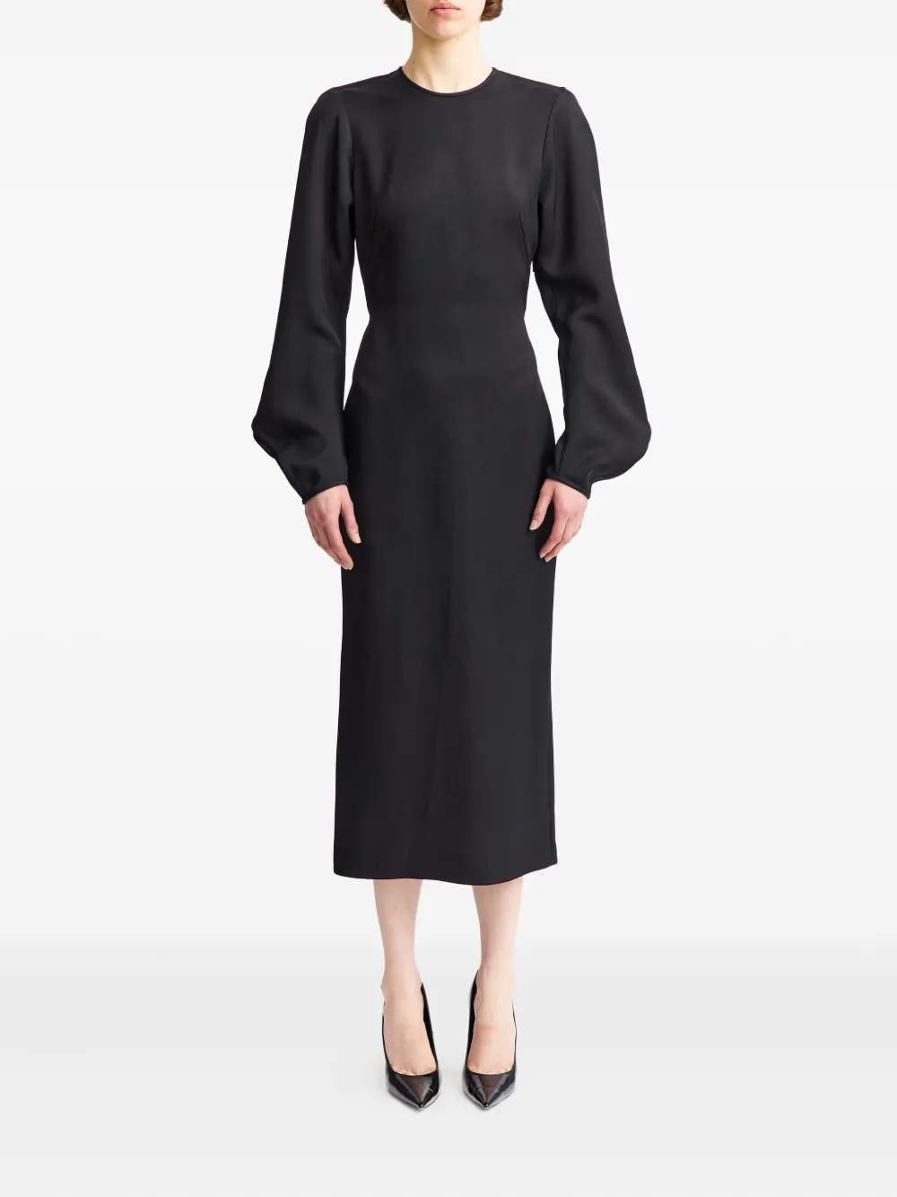 16Arlington Saverico midi-jurk - Zwart