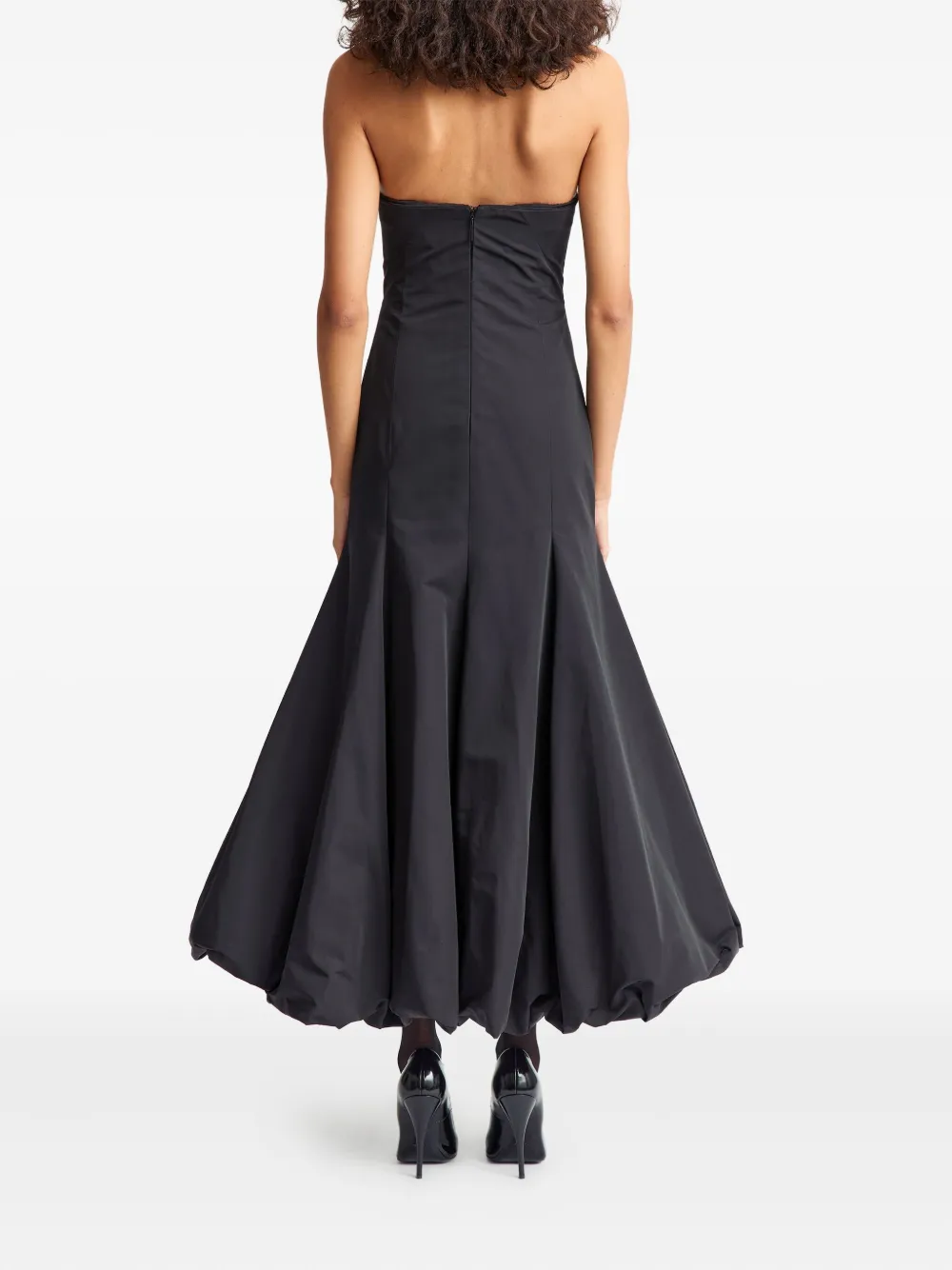 16arlington Aia Midikleid In Black