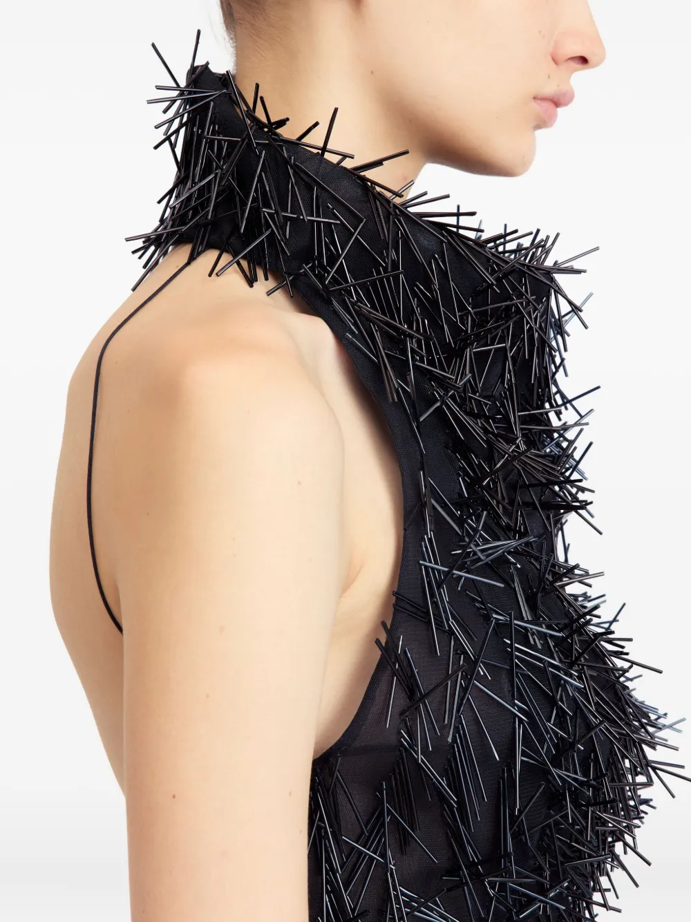 16arlington Osma Sequinned Top In Black