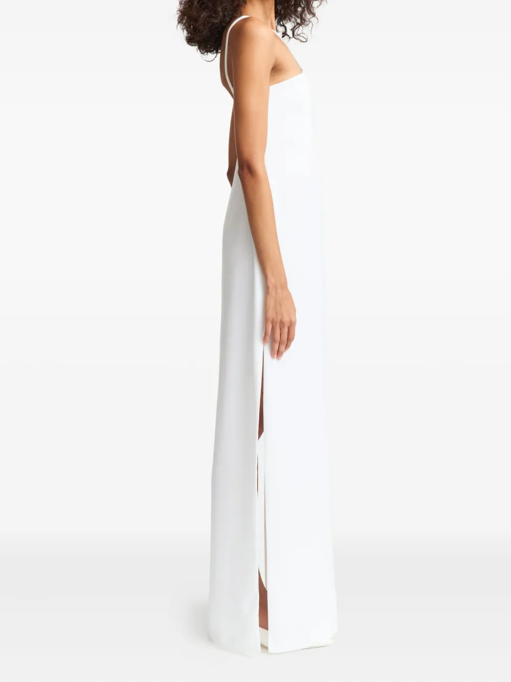 16arlington Ilian Crêpe Gown In White