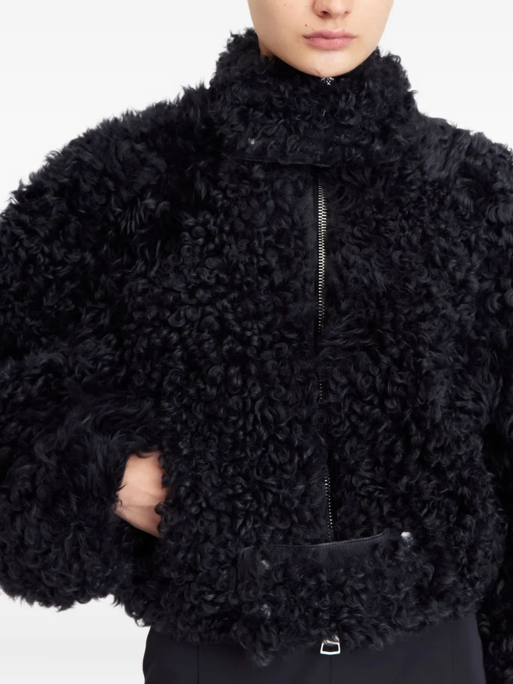 16arlington Nofre Shearling Jacket In Black
