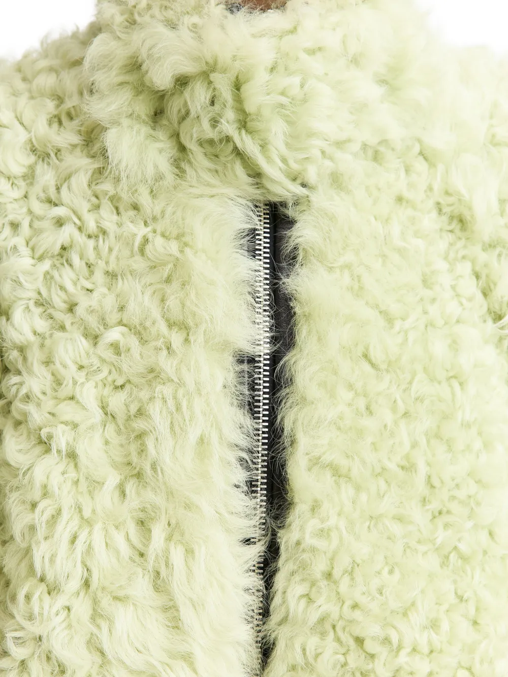 16arlington Nofre Shearling Jacket In Green