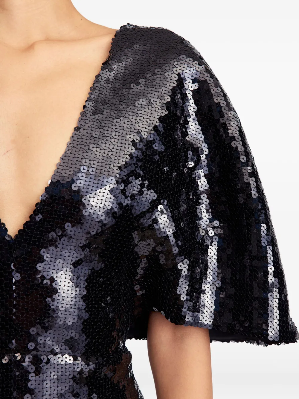 16Arlington Riaura mini-jurk met pailletten Zwart
