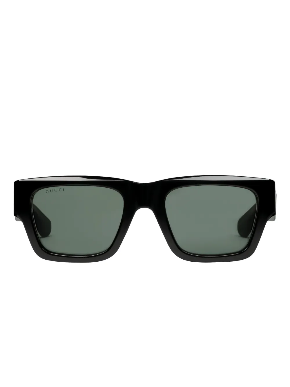Gucci Rectangular Frame Sunglasses In Black