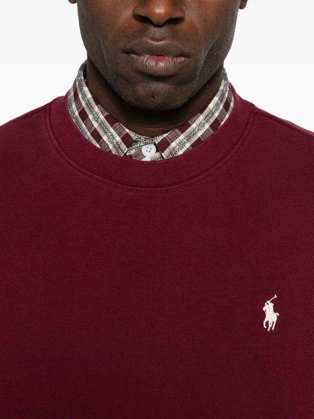 Polo Ralph Lauren Polo Pony Cotton Sweatshirt In Red