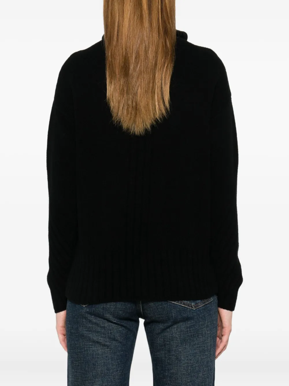 Herno Wool Jumper In Black