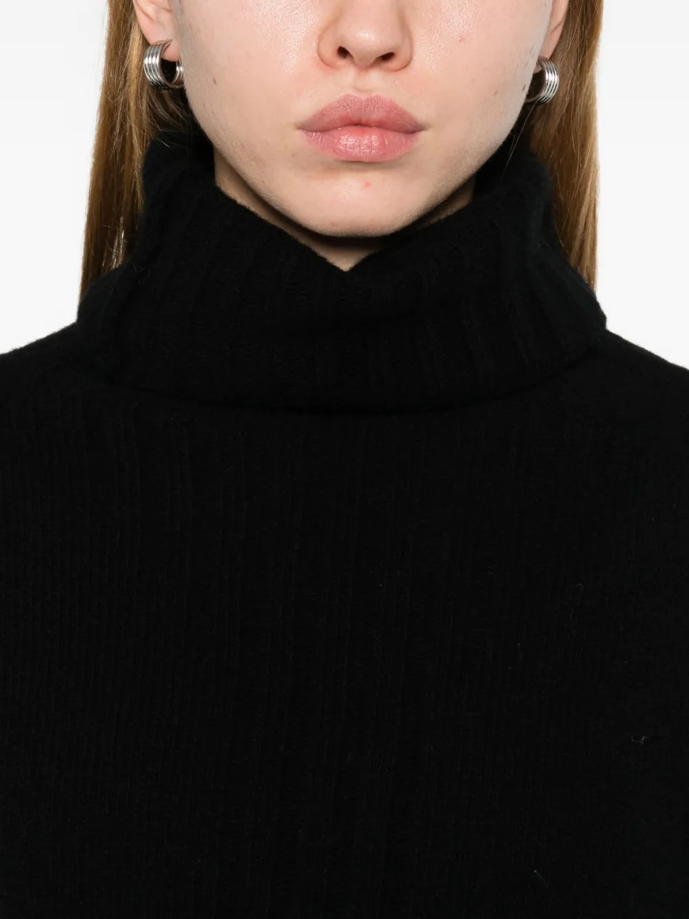Herno Wool Jumper In Black