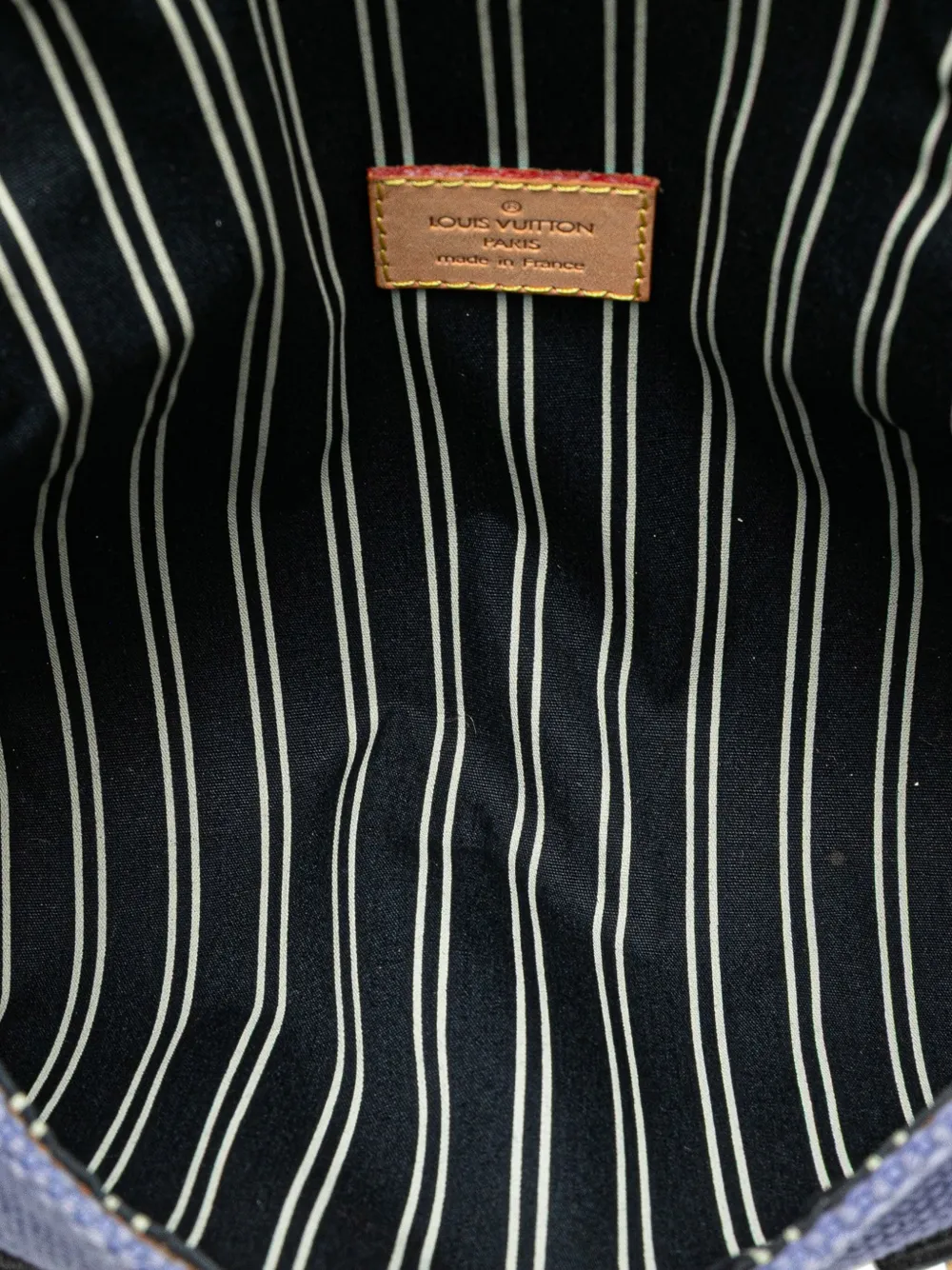 Pre-owned Louis Vuitton 2005 Antigua Sac Rabat Bag Shoulder Bag In Purple