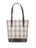 Burberry Pre-Owned 2000-2017 House Check Coated Canvas Bucket tote bag - Brown