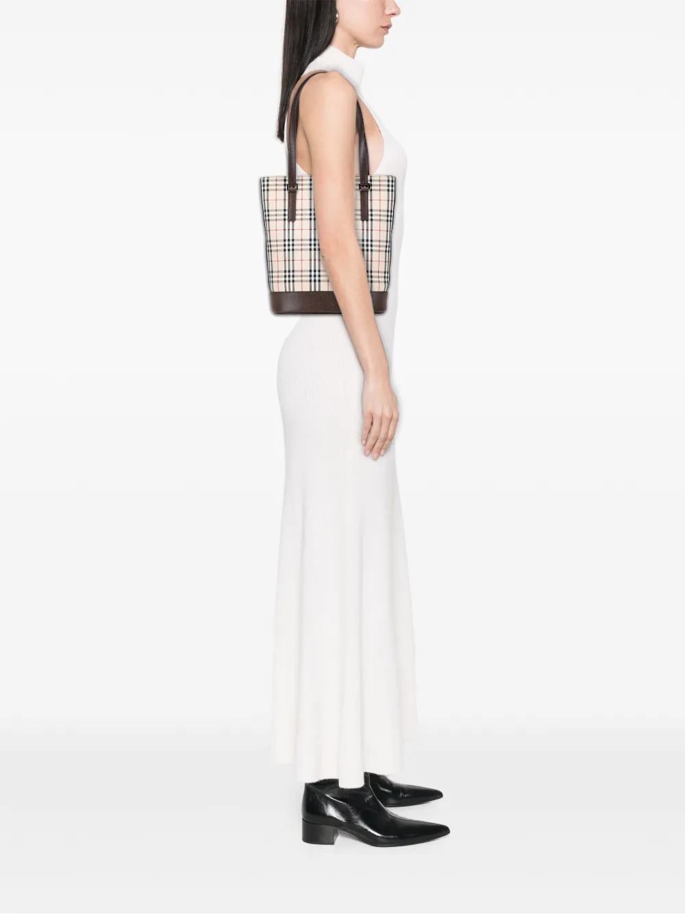 Burberry Pre-Owned 2000-2017 House Check Coated Canvas Bucket tote bag | Pre-Owned | Image 2