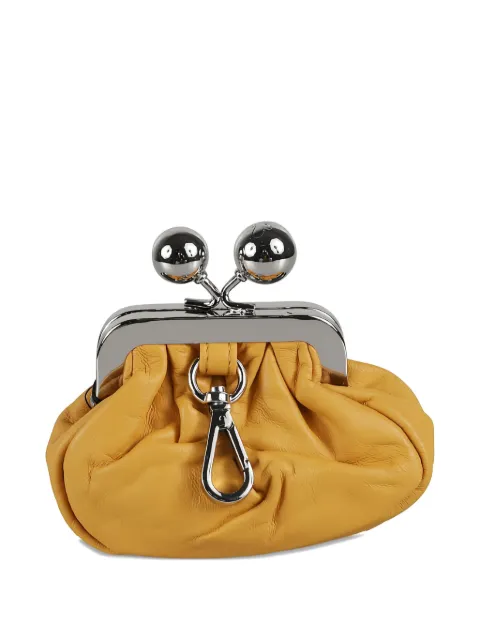 Weekend Max Mara ball-embellished leather coin purse