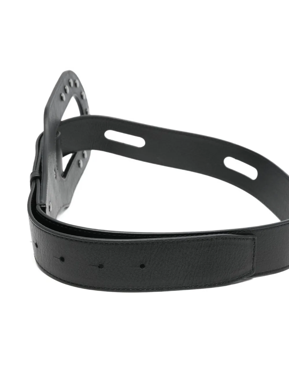 Kiko Kostadinov Orvos leren riem - Zwart